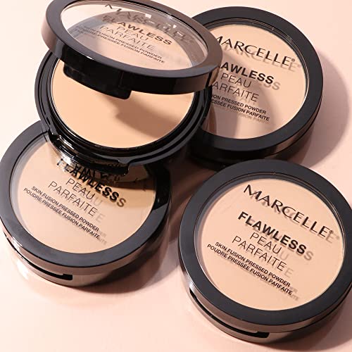 Marcelle Flawless Pressed Powder Talc-Free, Nude Beige