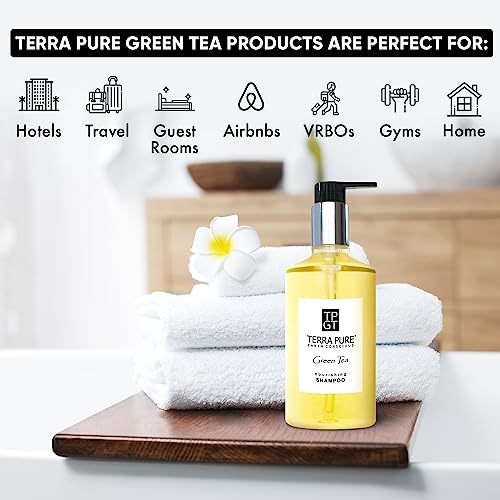 Terra Pure Shampoo, Retail Size Hotel Amenities, 10.14 oz. (Single)