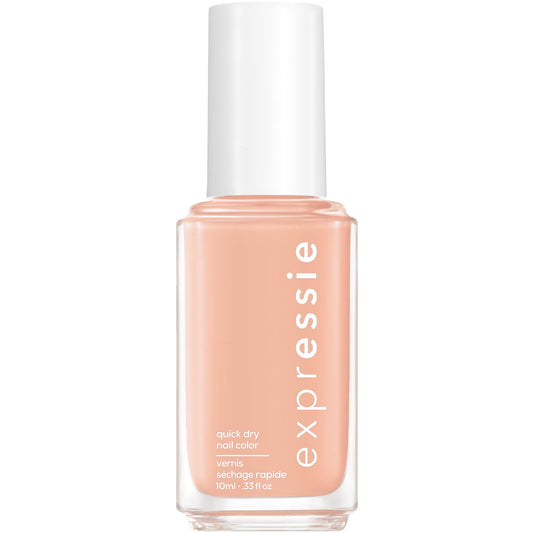 essie Expressie Nail Polish, Quick-Dry Light Pastel Peach Nail Polish, Vegan, All Things OOO, 0.33 fl oz