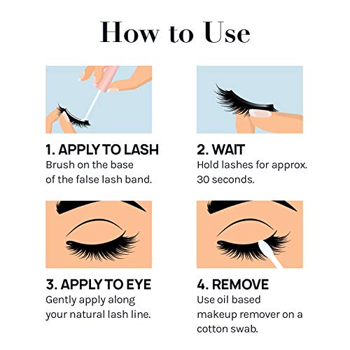 AOA Studio Eyelash Adhesive - Strong Hold Strip Lash Glue 4pcs
