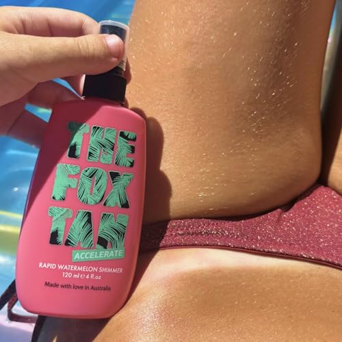 Fox Tan Rapid Watermelon Shimmer Tanning Accelerator 120mL