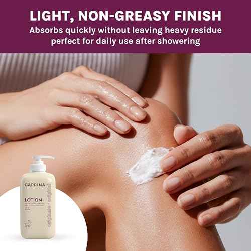 Caprina Goat¡¯s Milk Body Lotion, 500 ml (16.9 oz), ORIGINAL, Hydrating Daily Moisturizer for Normal to Dry Skin