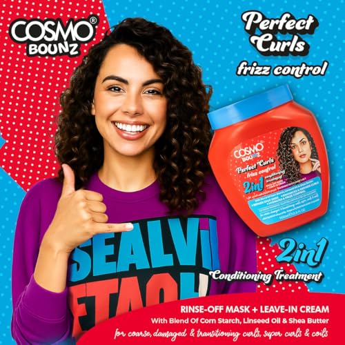 Cosmo Bounz Frizz Control 2-in-1 Curl Treatment 1000ml