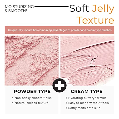 A'PIEU Juicy-Pang Jelly Blusher [VL01] ? Soft Touch Blush for Cheek with Combined Cream & Powder Texture for Natural Dewy-Finish, No Fall-Out. 0.17 oz