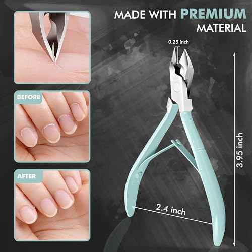 Professional Cuticle Cutter & Pusher Trimmer Manicure Tools with Double Spring ? Perfect Nail Care Tool for Manicure & Pedicure Beauty at Home/Spa/Saloon