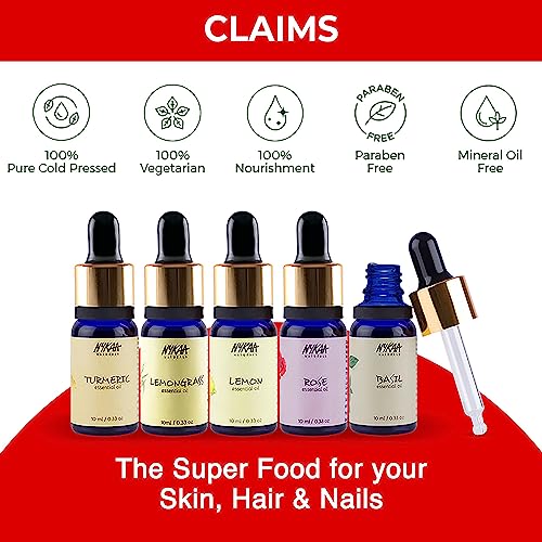 Nykaa Naturals Essential Oil - Unclogs Your Pores, Tones and Soothes Skin - Rehydrates Damaged Tresses and Promotes Hair Growth - Perfect for Relaxation and Rejuvenation - Rose - 0.33 oz