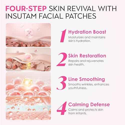 Forehead Wrinkle Patches for Anti-wrinkles: Face Wrinkles Patches For Smoothing Smile Line - Overnight Facial Lift Lines Patches 12prs