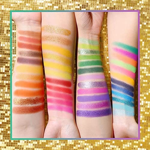 UCANBE Exotic Flavors 48-Color Eyeshadow Palette - Neon Matte Shimmer