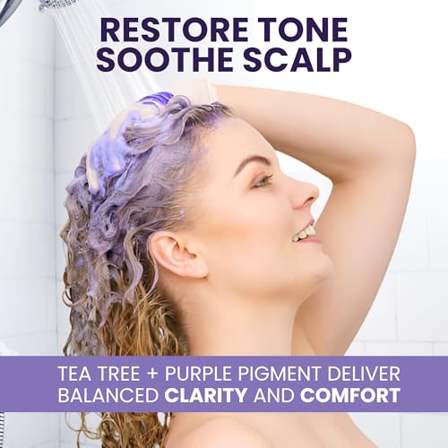 Purple Shampoo & Conditioner Set for Blonde Hair