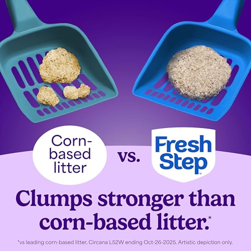 Fresh Step Multi Cat Clumping Litter with Febreze, 14 lb
