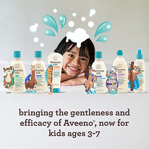 Aveeno Kids Sensitive Skin Face & Body Gel Cream 8 oz - Hypoallergenic Moisturizer