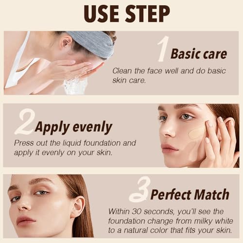 Color-Changing Foundation SPF 50 - 4-in-1 Liquid