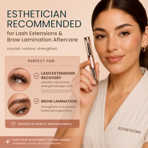 Organic Castor Oil Eyelash & Eyebrow Growth Serum