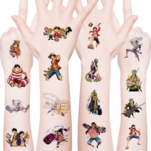 40pc One Piece Temporary Tattoos for Kids Party