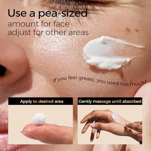QOOQ 100% Grass Fed Beef Tallow for Skin with Raw Honey & Beach Rose Oil - for Sensitive & Eczema Skin - Natural Face/Body Butter + Lip Balm, Orange, 1.3 oz