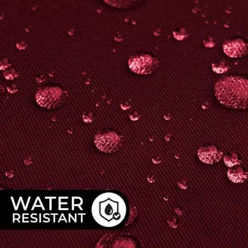 Betty Dain Professional Zip Front Salon Stylist Vest, V-Neck, Iridescent Fabric, Adjustable Belt, Two Lower Pockets with Zippered Bottoms, Lightweight, Machine Washable Nylon, Burgundy, 2XL