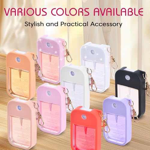 Silicone Hand Sanitizer Case for Touchland Spray 1 fl oz - Sparkling Pink - Variation of THIS listing