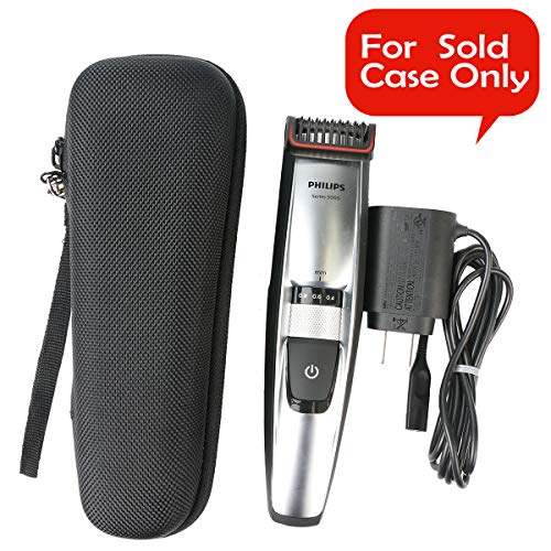 khanka Hard Travel Case Replacement for Norelco Philips Beard Trimmer and Hair Clipper 5500/5100 / 7000 Built-in Length Settings, Hair Clipping Combs
