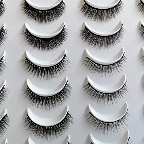DAODER Faux Mink False Eyelashes 9-11mm 20 Pairs