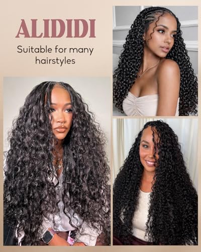 Alididi Crochet Human Hair 18 Inch 100g Feather Knots Extensions