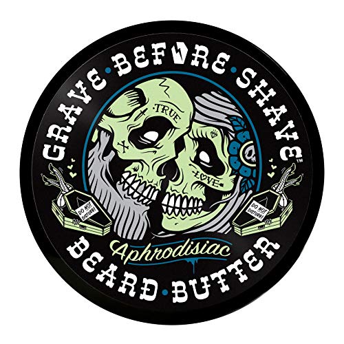 Grave Before Shave Leather/Cedar-wood scent Beard Conditioning Butter 4 oz.