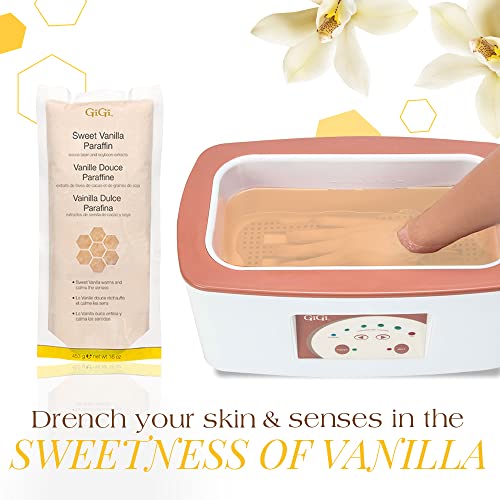 GiGi Sweet Vanilla Paraffin Wax Refill - Moisturizing Therapy 16 oz