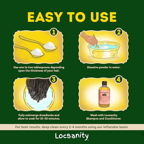 Locsanity Dreadlock Scalp Detox Powder - 8 fl oz