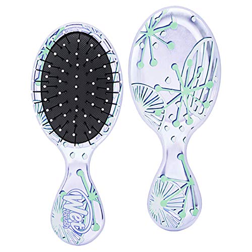 Wet Brush Osmosis Mini Detangler - Sparkling Sea Life - Detangling Travel Hair Brush - Ultra-Soft IntelliFlex Bristles Glide Through Tangles with Ease - Protects Against Split Ends and Pain-Free