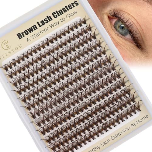 Dark Brown 40D Lash Clusters 10-16mm 240pcs