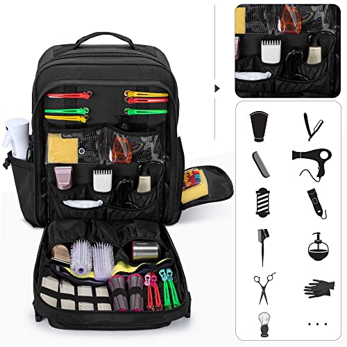 BAFASO Barber Case Bag for Hair Styling Tools & Clippers