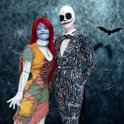 Jack Skeleton Makeup Kit with Bald Cap - 8-Piece SFX Cosplay Set