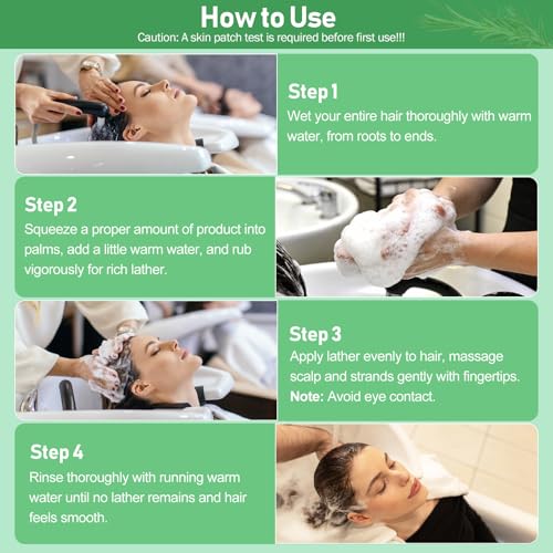 Organic Rosemary Shampoo for Hair Growth – Strengthens, Thickens | 500ml
