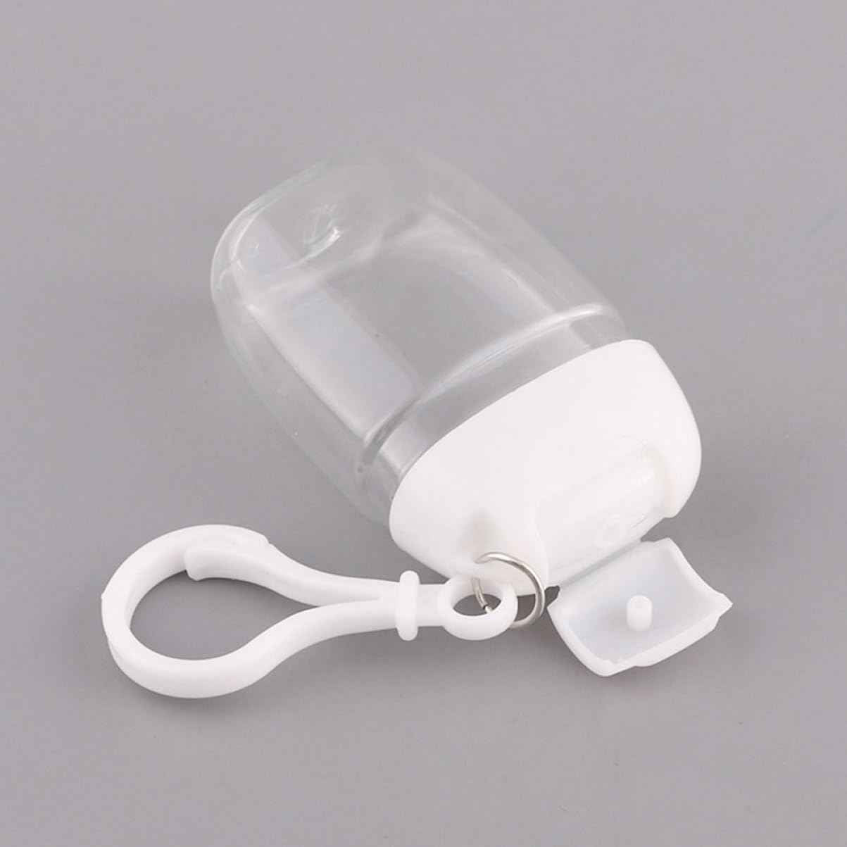 36 Pcs Flip Cap Bottle with Hook Refillable Travel Bottles Multi-function Empty Bottles Empty Hand Bottles Practical Small Bottles Leakproof Travel Bottles Keychain Hand Dispenser