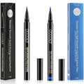 Docolor Waterproof Eyeliner Pen - Precise, Smudge-Proof (Black & Blue, 2pc)
