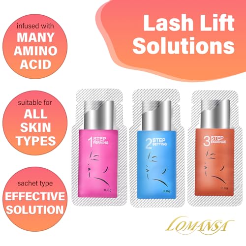 Lash Lift Kit Eyelash Perm Kit Korean Brow Lamination Eyebrow Lifting Kit for Natural Looking Easy to Use