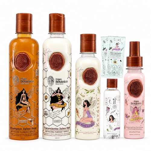 Organic Keratin Shampoo & Conditioner Set - Vegan Hair Care