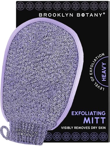 Brooklyn Botany Exfoliating Mitt – Heavy Duty Body Scrubber