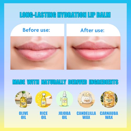 Spongebob Squarepants 4PK Plant-Based, Fruity Scented Lip Balm, & 1 Tin, Colorful Hydrating Mosturizor Swirl Lip Balm Set for Kids, by Townley Girl