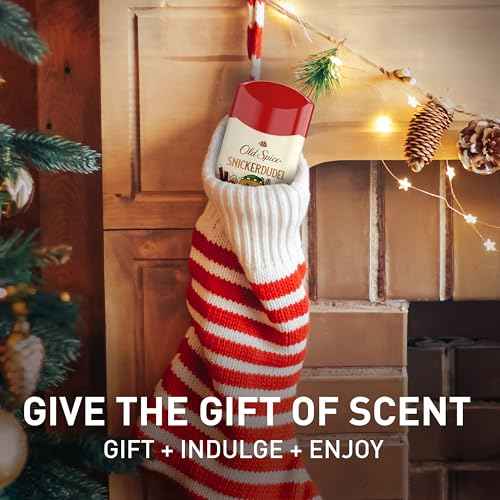 Old Spice Antiperspirant & Deodorant for Men, Holidudes Limited Edition, 24/7 Sweat Protection, Stocking Stuffer, Snickerdudel Sugar Cookie Scent, 2.6 oz