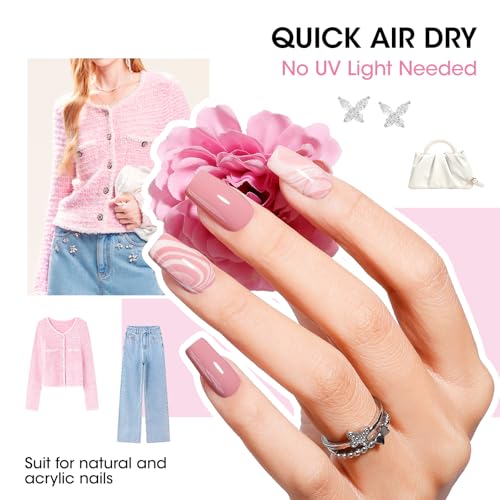 GELLEN 12 Colors Nail Polish Set - Quick Dry, HEMA Free