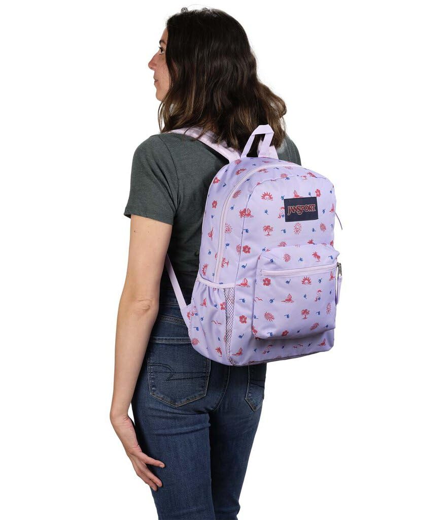 JanSport Cross Town Backpack, Lagoon Luau