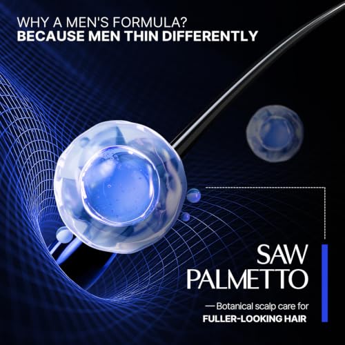 Men's Hair Growth Serum with Brush Applicator | Exosome & Biotin