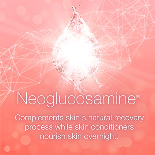 Neutrogena Bright Boost Overnight Recovery Gel Cream with Neoglucosamine, Brightening Nighttime Moisturizer, Oil-Free & Non-Comedogenic, 1.7 oz