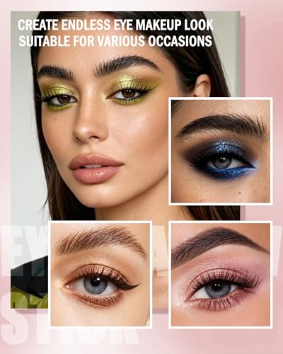 Brown Dual Eyeshadow Stick - Shimmer Gradient Blendable