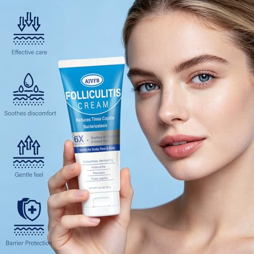 Folliculitis Cream for Scalp, Face & Body – 120g Soothing Balm