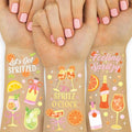 xo, Fetti Spritz Tattoos - 50 Gold Foil Temporary Tattoos