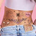 xo, Fetti Y2K Temporary Tattoos - 56 Pc Party Sticker Set