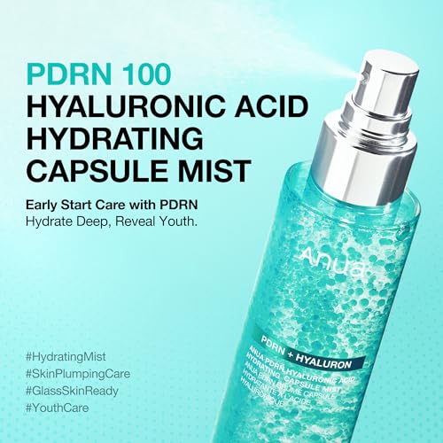 Anua PDRN Collagen Plumping & Firming Care Set, PDRN Salmon DNA Glow Serum Spray, Collagen Patch Neck & Facial Fine Line, Face Mist & Melting Duo for Perfect Home Care, Korean Skincare Set
