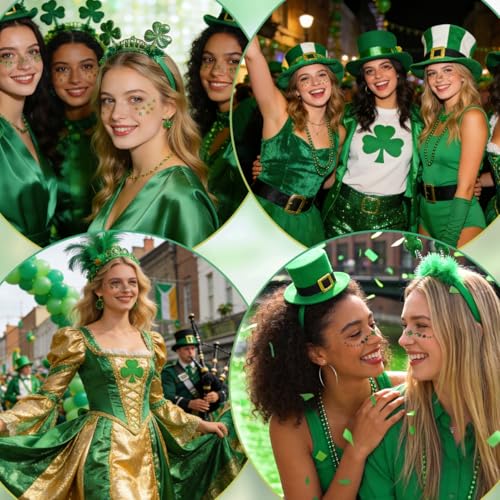 St Patrick's Day Temporary Tattoos - Shamrock Stickers