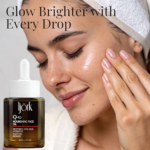 Q-10 Face Oil | 15 in 1 Powerful Anti-Aging Facial Oil with CoQ10, Vitamin C & E | Hydrating, Lightweight Oil for Radiant Skin